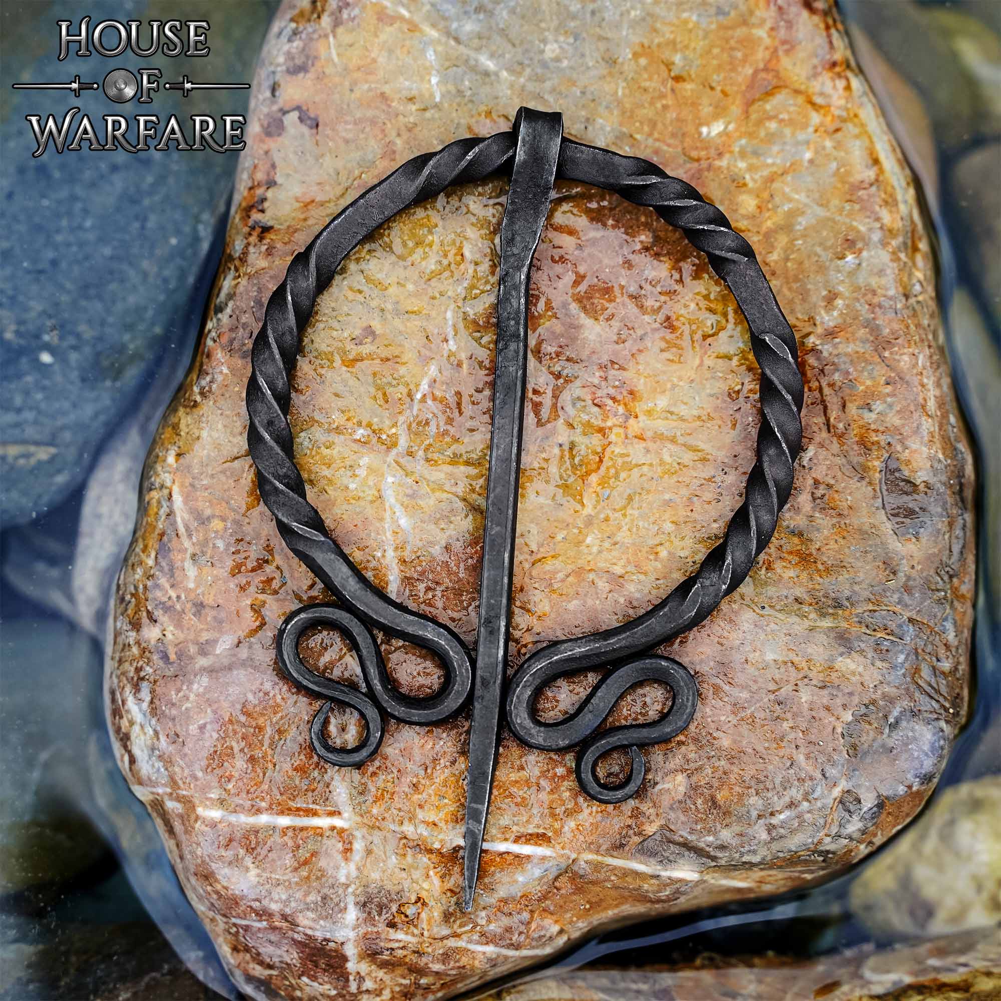 Medieval Brass Cloak Pin - Small Pennanular Fibula - MedieWorld
