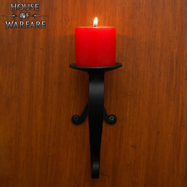 Hand Forged Candle Wall Stick - Image 4