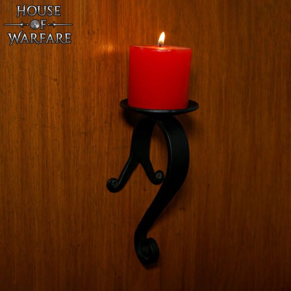 Hand Forged Candle Wall Stick - Image 6