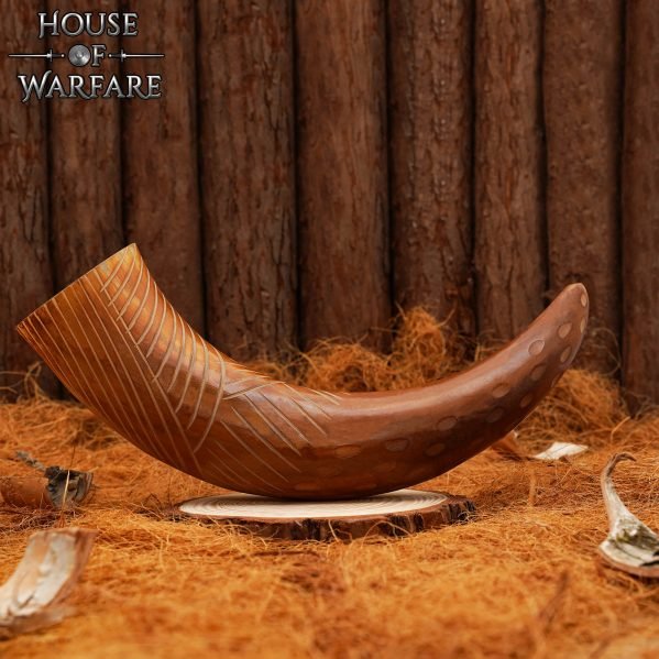 Decorative Cow Horn with Holder - Image 6
