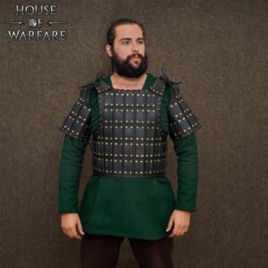 Leather Breastplate Black