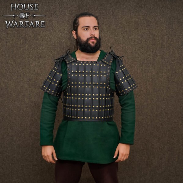 Bohemond Leather Breastplate Riveted Plate Cuirass, Late Medieval Brigandine Style