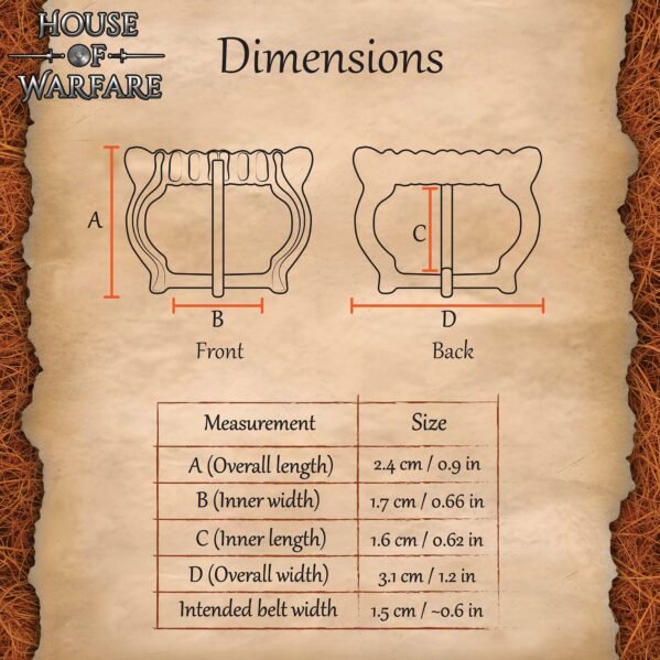 Early to High Medieval Brass Buckle - Image 3