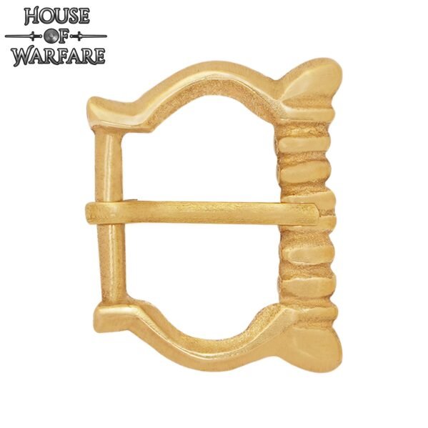 Early to High Medieval Brass Buckle - Image 4