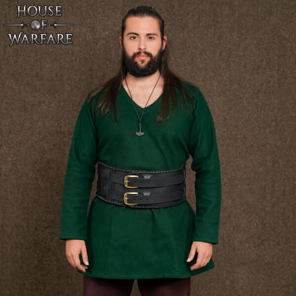 Leather Barbarian Belt