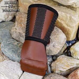 Fantasy Barbarian Chainmail Gauntlet for Single Hand