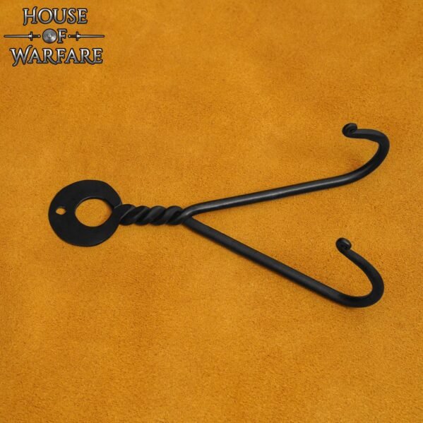 Hand Forged Sword Holder Natural Finish - Image 6