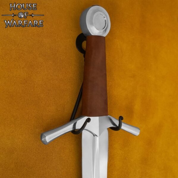 Hand Forged Sword Holder Natural Finish - Image 7