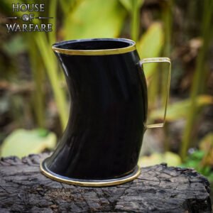 Medieval Warrior Large Viking Horn Tankard