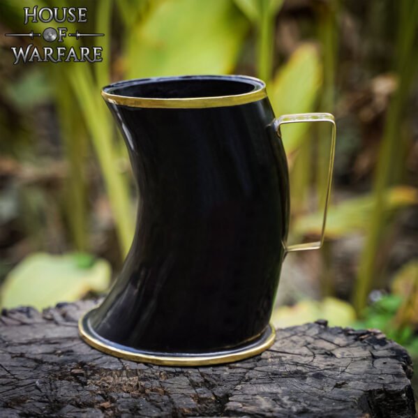 Medieval Warrior Large Viking Horn Tankard