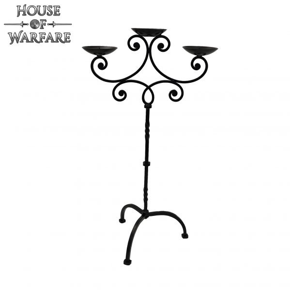 The Vintage Castle Large Hand Forged Candle Stand - Image 2