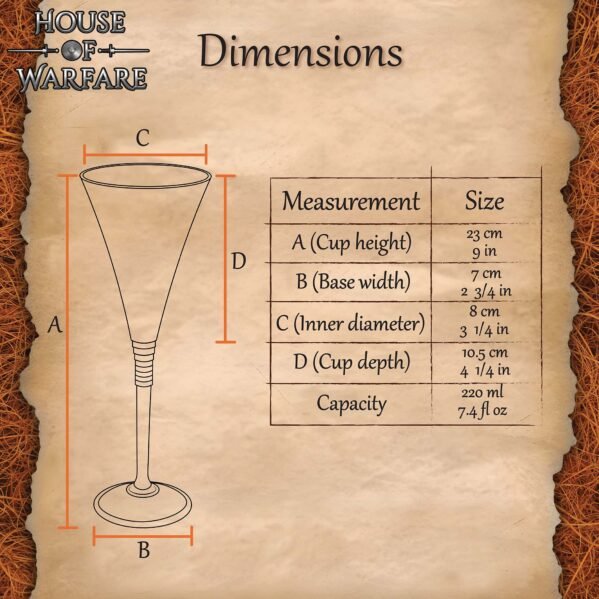 Medieval Princely Banquet Cocktail Goblet - Image 3