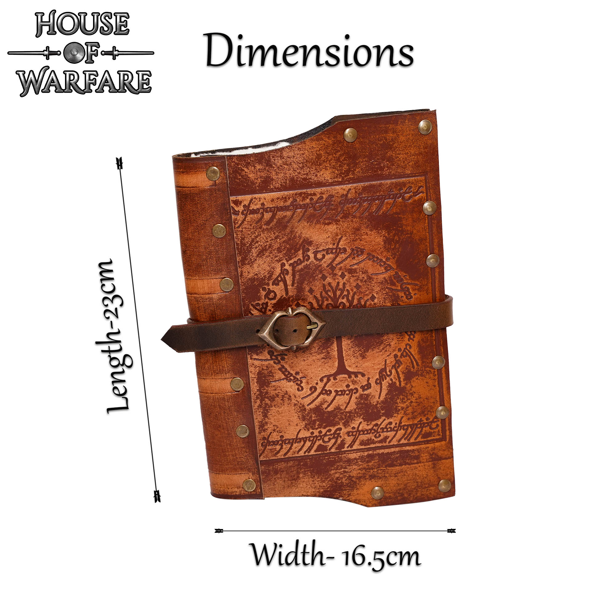 Middle-earth leather journal