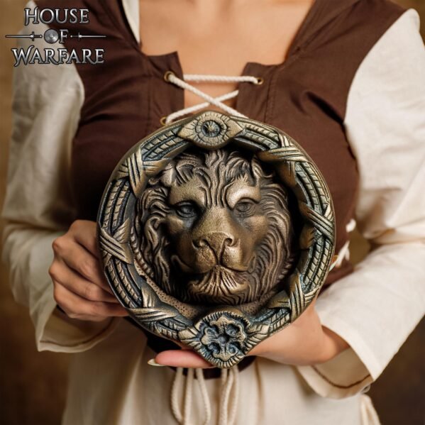 Lion Face Door Knocker Brass - Image 4