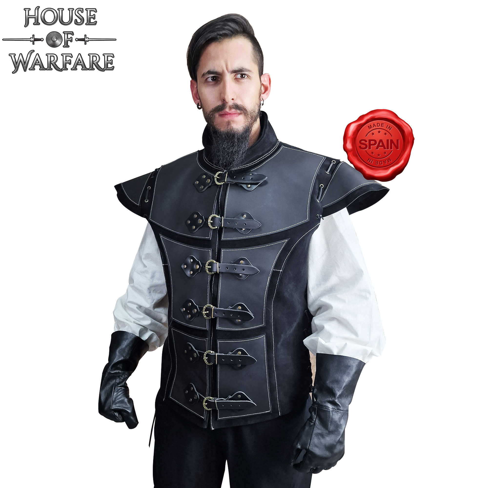 ⭐ Genuine Leather Jacket Type 6 - Medieval Shop at House of Warfare