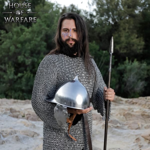 Roman Montefortino Steel Helmet 16 gauge