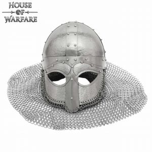 Forged Viking Spectacle Helmet with Butted Camail 16 gauge