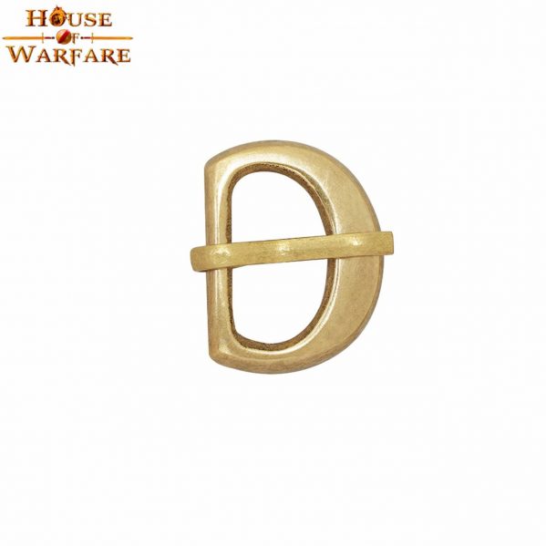 Medieval Solid Brass Buckle for Small Leather Straps