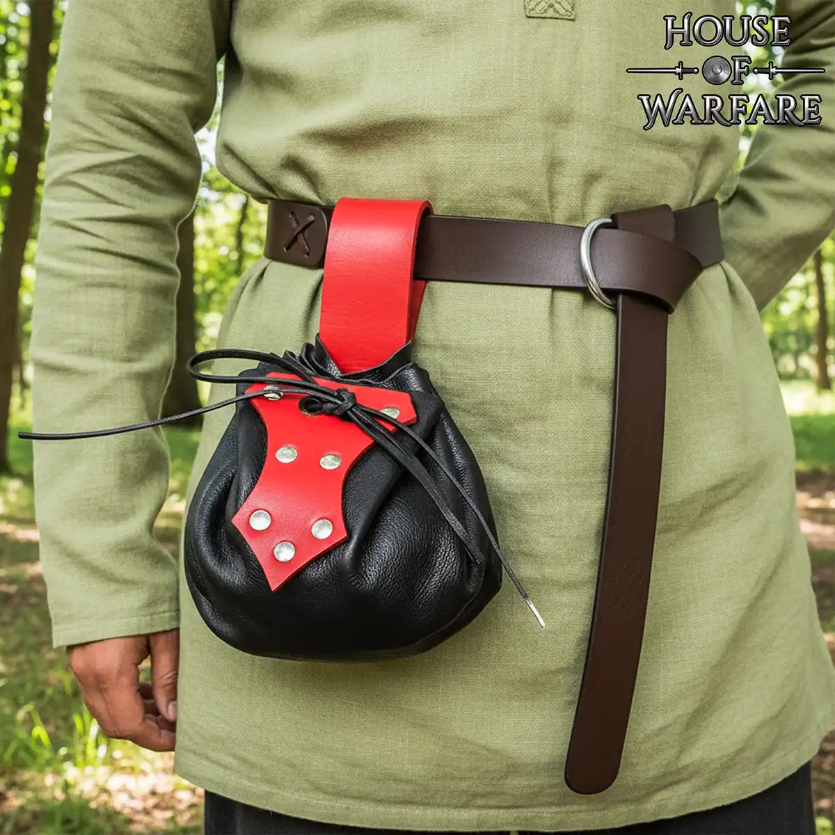 Gathered Medieval Belt Pouch - Image 8