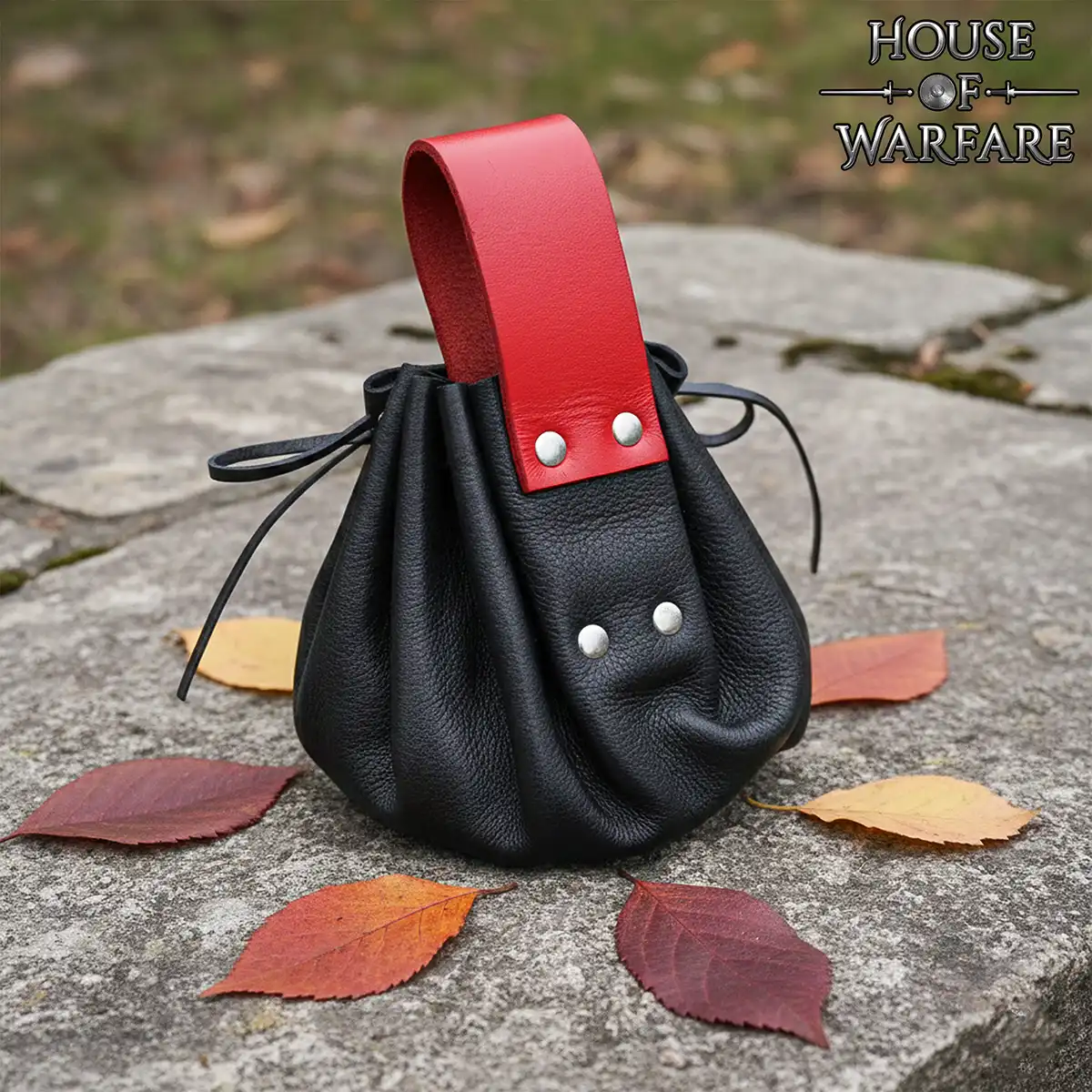 Gathered Medieval Belt Pouch - Image 9