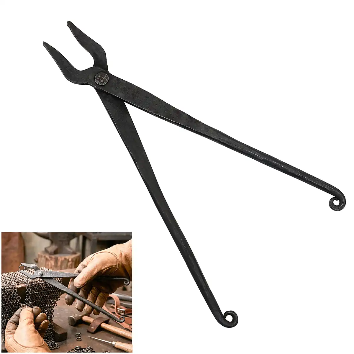Hand Forged Medieval Pliers