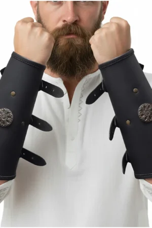 Granada Leather Arm Bracers