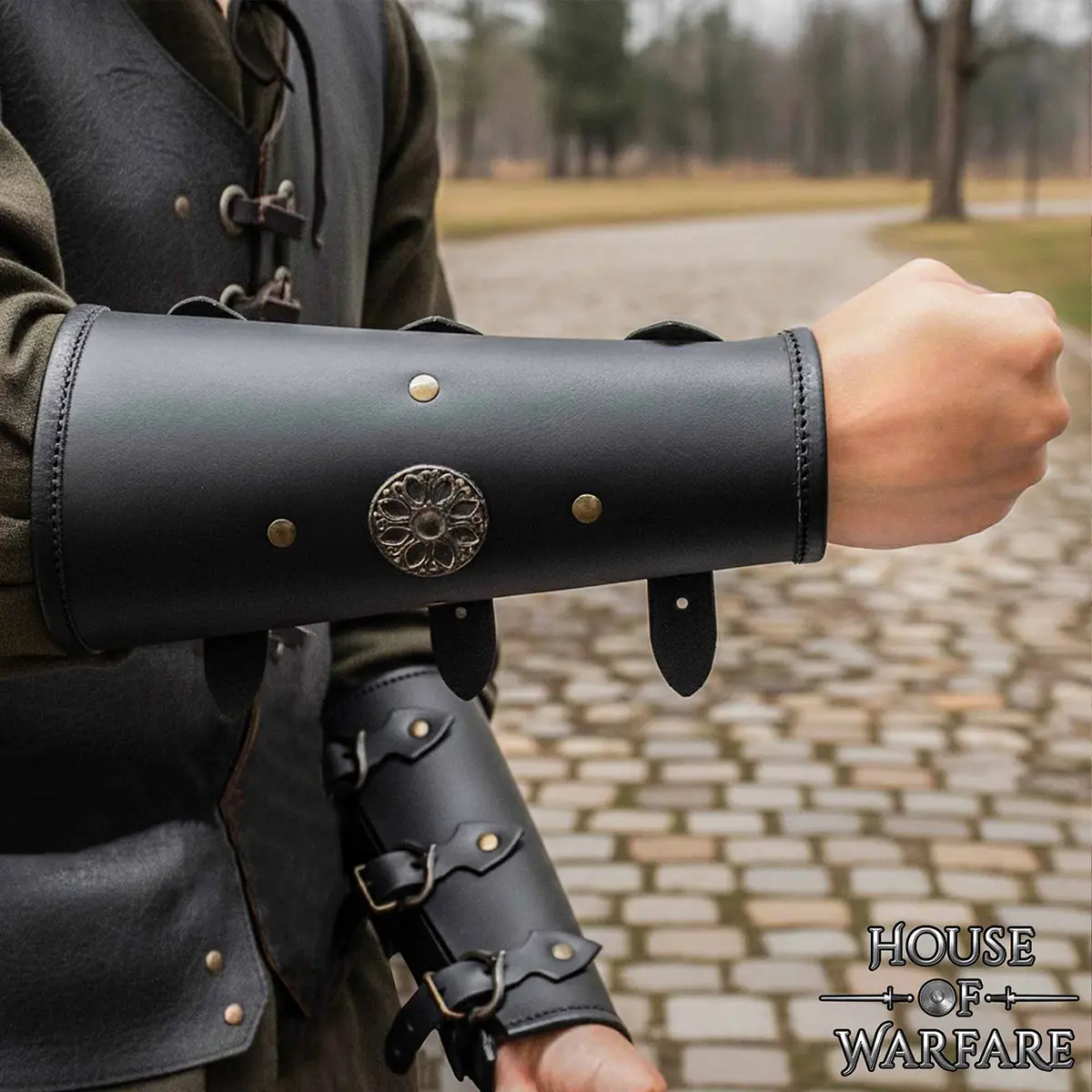 Granada Leather Arm Bracers - Image 5