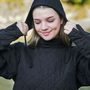 Quilted Arming Cap Two Layers