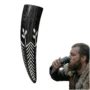 Engraved Medieval Drinking Horn - Thumbnail Image 1