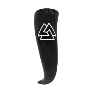 Valknut Viking Drinking Horn