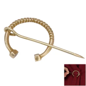Brass Penannular Brooch Pin