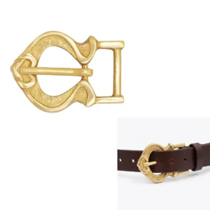 Medieval Solid Brass Buckle, 14th Century