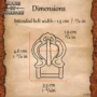 Medieval Solid Brass Buckle, 14th Century - Thumbnail Image 3