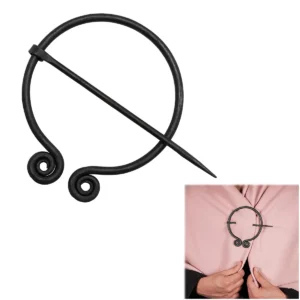 Medieval Spiral Iron Penannular Brooch