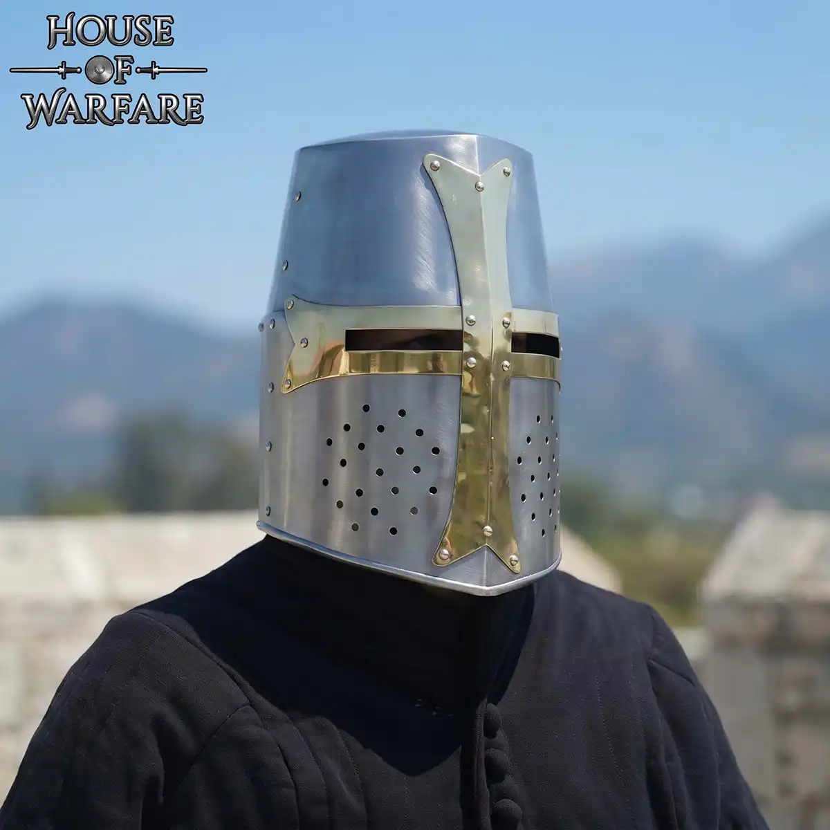 Brass Crusader Helmet 13th Century - Image 2